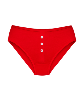 AiraModal™ Cherry Full-Coverage Button Brief