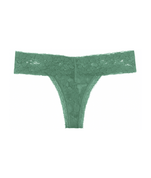 Army-Green Lace Thong