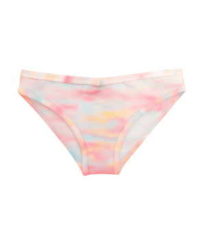 Rainbow Watercolour Ribbed Brief