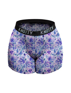 Water-Painted Floral Boxer